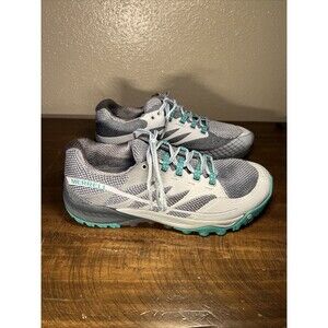 Merrell All Out Charge Size 9.5 Women Trail Running Shoes J03964 Gray Green